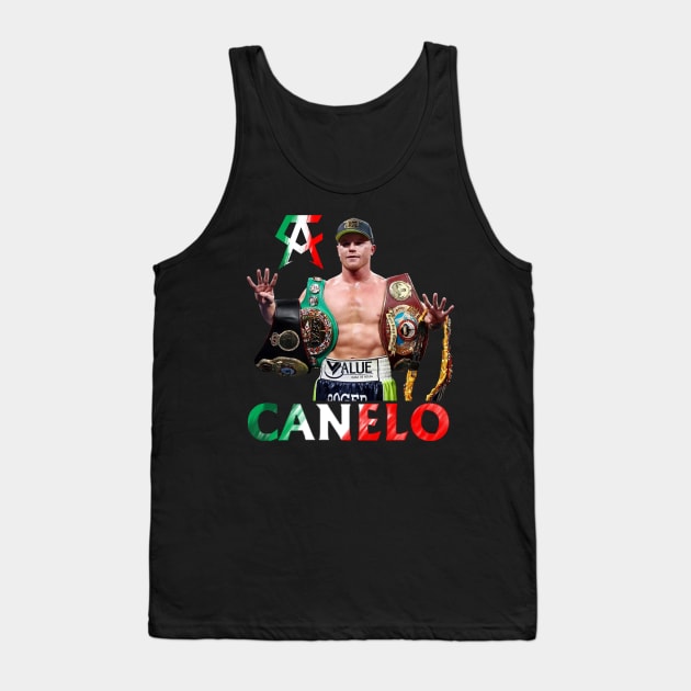 boxing king Canelo Alvarez the winner Tank Top by Brown777